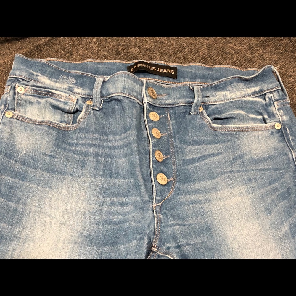 Express Mid Rise Jeggings Size 10R